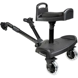 BabyGO WeGo Buggyboard Trittbrett Stehbrett inkl. Sitz schwarz