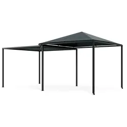 Blumfeldt ShadeMax erweiterbarer Pavillon mit UV30+ Schutz Dunkelgrau