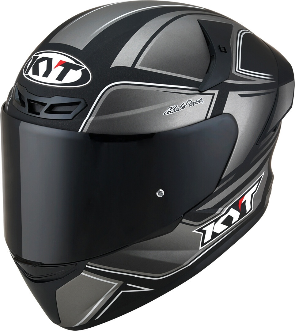 KYT TT Course Tourist Helm, schwarz-grau, Größe XS