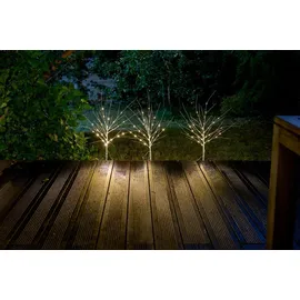 NORTHPOINT LED Sträucher Birkenoptik Weihnachtsdeko Outdoor warmweiße LEDs | 85cm