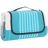 Enero Camp 150x120 cm Strand- und Picknickdecke mit Aluminiumbeschichtung BLAU|grau NO SIZE