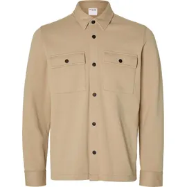 Selected SLHJACKIE Sweatjacke Herren Beige L
