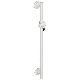 Hewi System 800 K Brausehalterstange 950.33.1009099 Außenmaß 600 mm, reinweiß, schwarzer Punkt