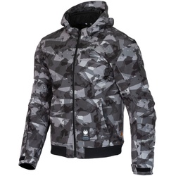 Merlin Torque D3O wasserdichter Motorrad Zip Hoodie, grau, Größe L für Männer