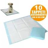 Trade Shop - 10 saugfähige matten für hunde katzen 60 x 60 cm welpen windeln durchqueren -