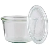 APS Weck-Glas mit Deckel, Sturzform, 370 ml, Ø 11 cm, Höhe 7,5 cm