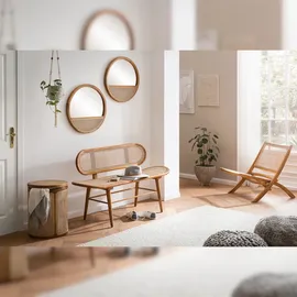SIT Möbel RATTAN Spiegel Rattan/Teak natur
