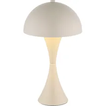 OTTO home Tischleuchte "Sivvia Pilzlampe", beige (sandfarben), 1, Ø 20cm H: 36,1cm, 1 Stk., Leuchten, Wippschalter am Kabel, Schirm in Pilzform, Pilzschirm, Metall, E27, Tischleuchte