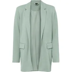 bonprix Langer Jersey-Blazer mit Taschen, grün, 50, Viskose