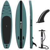 YEAZ Inflatable SUP-Board COSTIERA - EXOTRACE PRO - sup board, Inflatable SUP Board, (Set), inkl. Zubehör wie Finne und Handpumpe grün