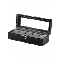 Rothenschild Uhrenbox Rothenschild Uhrenbox RS-1679-5BK für 5 Uhren schwarz grau|schwarz