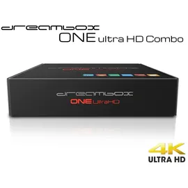 DreamBox One Combo Ultra HD BT 1x DVB-S2X MIS / 1xDVB-C/T2 Tuner 4K 2160p E2 Linux Dual WiFi H.265 HEVC