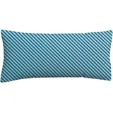 schlafgut Kissenbezug Woven Fade 40 x 80 cm Blau