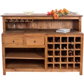 DESIGN DELIGHTS Barschrank 150 x 110 x 55 cm Beige