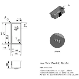 Reginox New York Küchenspüle, R27851,