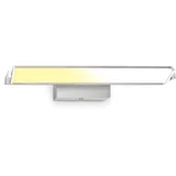 Briloner Leuchten - LED Wandleuchte innen, Wandlampe mit Schalter, Touchfunktion, Farbtemperatur Einstellbar, Stufenlos Dimmbar, Schwenkbar, Matt-Nickel-Chrom