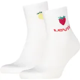 Levi's LEVIS HIGH MID CUT FRUIT GRAPHIC 2 Paar Weiß 43-46