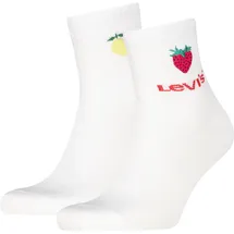 Levi's LEVIS HIGH MID CUT FRUIT GRAPHIC 2 Paar Weiß 43-46