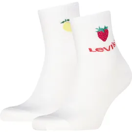 Levi's LEVIS HIGH MID CUT FRUIT GRAPHIC 2 Paar Weiß 43-46