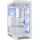 NOX XTREME PRODUCTS NOX Hummer Glock White – ATX/Micro-ATX/ITX Mid-Tower mit rahmenlosem Glas-Seitenpanel, Platz für 10 Lüfter, 4 vorinstallierte 120 mm Lüfter, USB-C & USB 3.0, Weiß