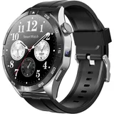 Valdus VG52 PRO BT 40 mm Aluminiumgehäuse Silber Silikonarmband Silber M