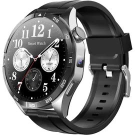 Valdus VG52 PRO BT 40 mm Aluminiumgehäuse Silber Silikonarmband Silber M
