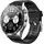 Valdus VG52 PRO BT 40 mm Aluminiumgehäuse Silber Silikonarmband Silber M