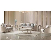 JVmoebel Sofa Beige Sofagarnitur 3+2+1 Sitzer Set Design Sofa Polster Couchen, Made in Europe beige