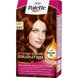 Poly Palette Intensiv Creme Coloration, 667 dunkles kupfer stufe 3, 3er Pack (3 x 1 Stück)