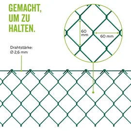 GAH Alberts Maschendrahtgeflecht 25 x 1,75 m Grün