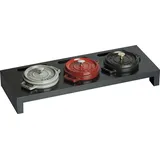 Mini Cocotte Backgefäß-Ständer 42 cm schwarz