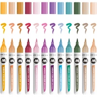 Molotow Aqua Color Brush Basic Set 2 Brush-Pens farbsortiert, 12