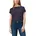 Fließendes Jersey-Shirt Blau 44