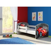 Clamaro Kinderbett, Babybett 70x140, 80x160, 80x180cm Juniorbett, Kind, Motiv,