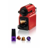 Krups Nespresso Kaffeemaschine Krups Inissia, Rot, Espressokocher für Kaffeepads YY5506FD