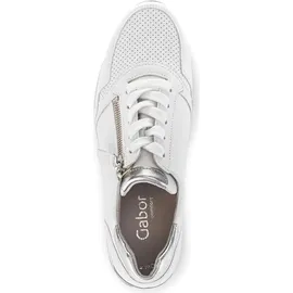 Gabor Sportliche Schnürschuhe Weiblich Weiß 38