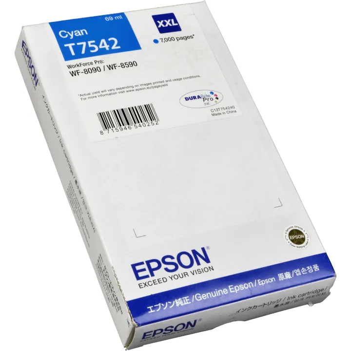 Preisvergleich Produktbild Epson Tinte C13T754240 Cyan T7542