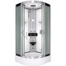AcquaVapore Dampfdusche Duschkabine Sauna Dusche D58-50M3 90x90 cm ohne 2K Scheiben Versiegelung