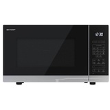 Sharp Premium series YC-PC322AE-S - microwave oven with convection and grill - freestanding - silver