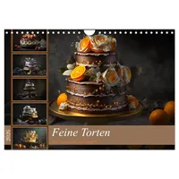 Calvendo Feine Torten (Wandkalender 2026 DIN A4 quer), CALVENDO