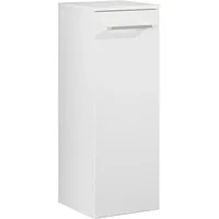 Fackelmann HYPE 3.0 Halbhochschrank 30,5 x 82,5 x 32 cm Weiß Glas/Holz/MDF/Spanplatte