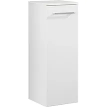 Fackelmann HYPE 3.0 Halbhochschrank 30,5 x 82,5 x 32 cm Weiß Glas/Holz/MDF/Spanplatte
