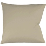 fleuresse Kissenbezug Satin 80 x cm Grau Taupe