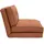 miliboo Schlafsessel SALLY 1-Sitzer 75 x 90 x 80 cm Rot mit Kissen
