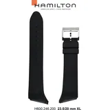 Hamilton Silikon/Kautschuk Ventura Band-set Kautschuk-schwarz-23.5/20-xl H691.246.200 - schwarz