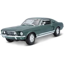 MAISTO 31166 - Ford Mustang GTA Fliesscheck 1967 grün 1:18