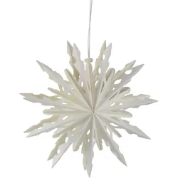 Dekostern AM DESIGN "Weihnachtsstern, Weihnachtsdeko", weiß, Ø:40,00cm, Papier, Dekosterne, Papierstern, Ø 40 cm