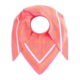 Zwillingsherz Dreieckstuch Luxus Grafik orange/rosa