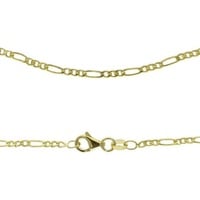 Firetti Collierkettchen »Schmuck Geschenk Gold 333 Halsschmuck Halskette Goldkette Figarokette«, Made in Germany 49661103-50 gelbgoldfarben