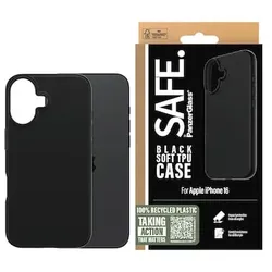 SAFE. by PanzerGlass TPU Case iPhone 16 Schwarz